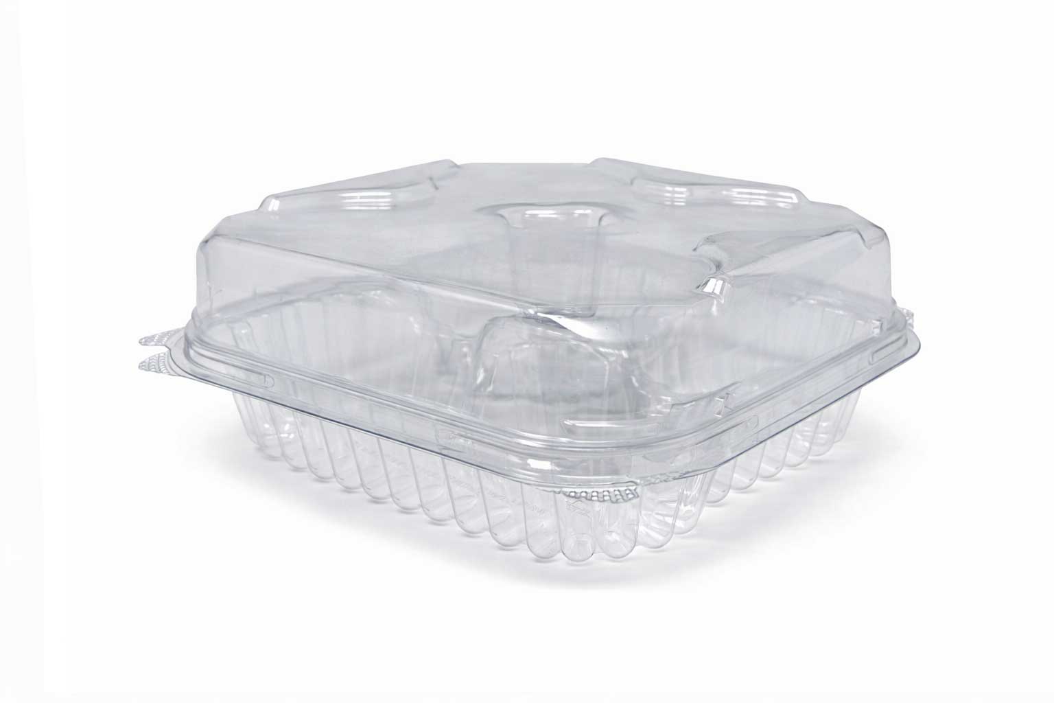 4-Compartment Clear Clamshell view 4